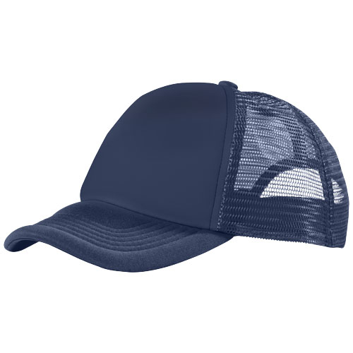 Casquette publicitaire 5 panneaux TRUCKER Marine et Marine